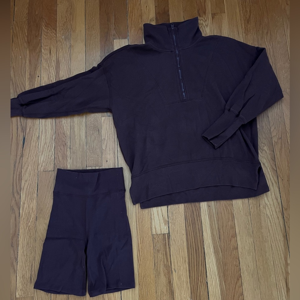 Abercrombie & Fitch Soft AF Burgundy Set